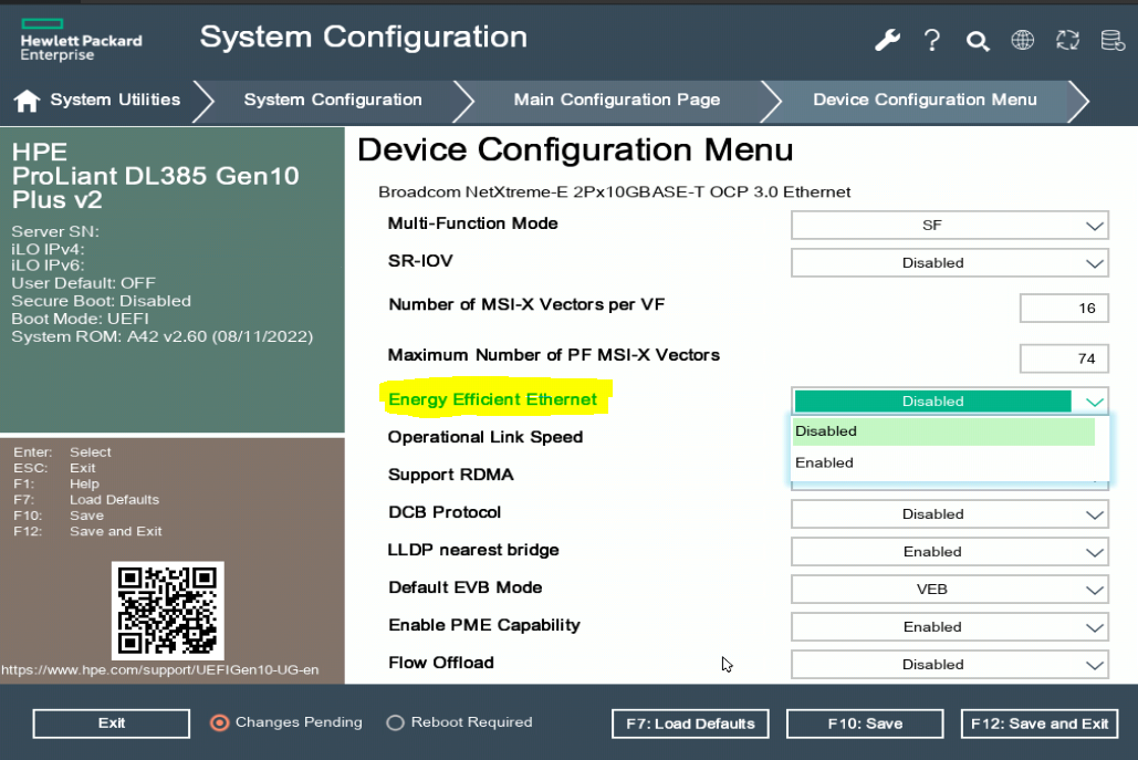 アドバイザリ： HPEネットワークアダプター － 特定のHPE