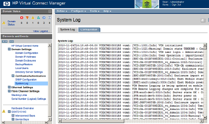 Hp virtual connect manager настройка