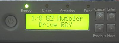 HP StorageWorks 1/8 G2テープオートローダー、MSL2024ライブラリ