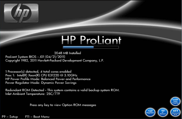 作動確認済 ProLiant Storage HP Server ML110