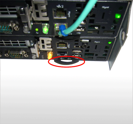 HP ProLiant SL シリーズ - サーバー本体のシリアル番号/製品型番の