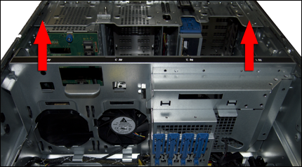 HP ProLiant ML 350e Gen8 サーバー - 標準搭載のパワーサプライ