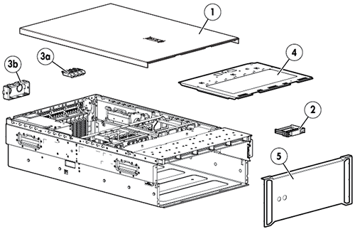 HP Gen9 V4 CPU Azul Zócalo Inteligente Soporte De Clip Guía LGA2011-3