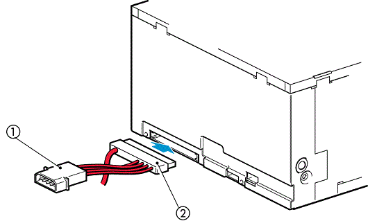 HPE StoreEver LTO-5 Ultrium 3280 SAS Tape Drive - Installing