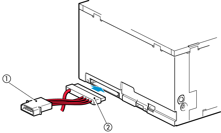 HPE StoreEver LTO-5 Ultrium 3280 SAS Tape Drive - Installing
