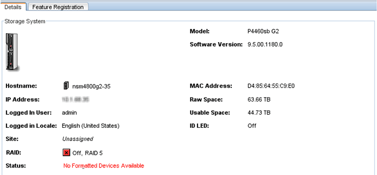 HP StoreVirtual 4330 Storage - Operating