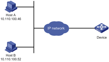 Web login control configuration example