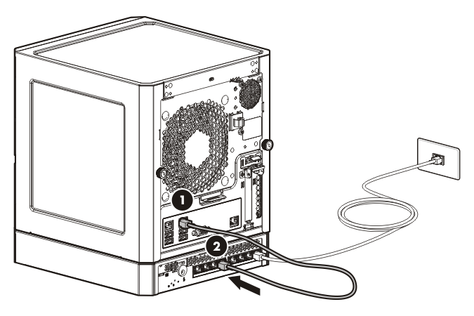 Ethernet connection and iLO function enablement using the shared iLO connector