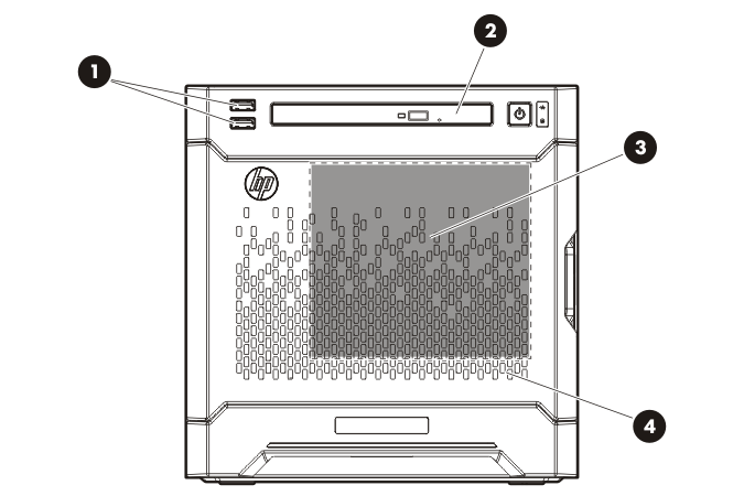 Front panel components