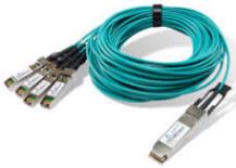 HPE 100Gb QSFP28 to 4x25Gb SFP28 Active Optical Cables