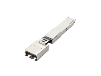 Dual 10GBASE-T QSFP+ RJ45 transceivers (Ethernet only)